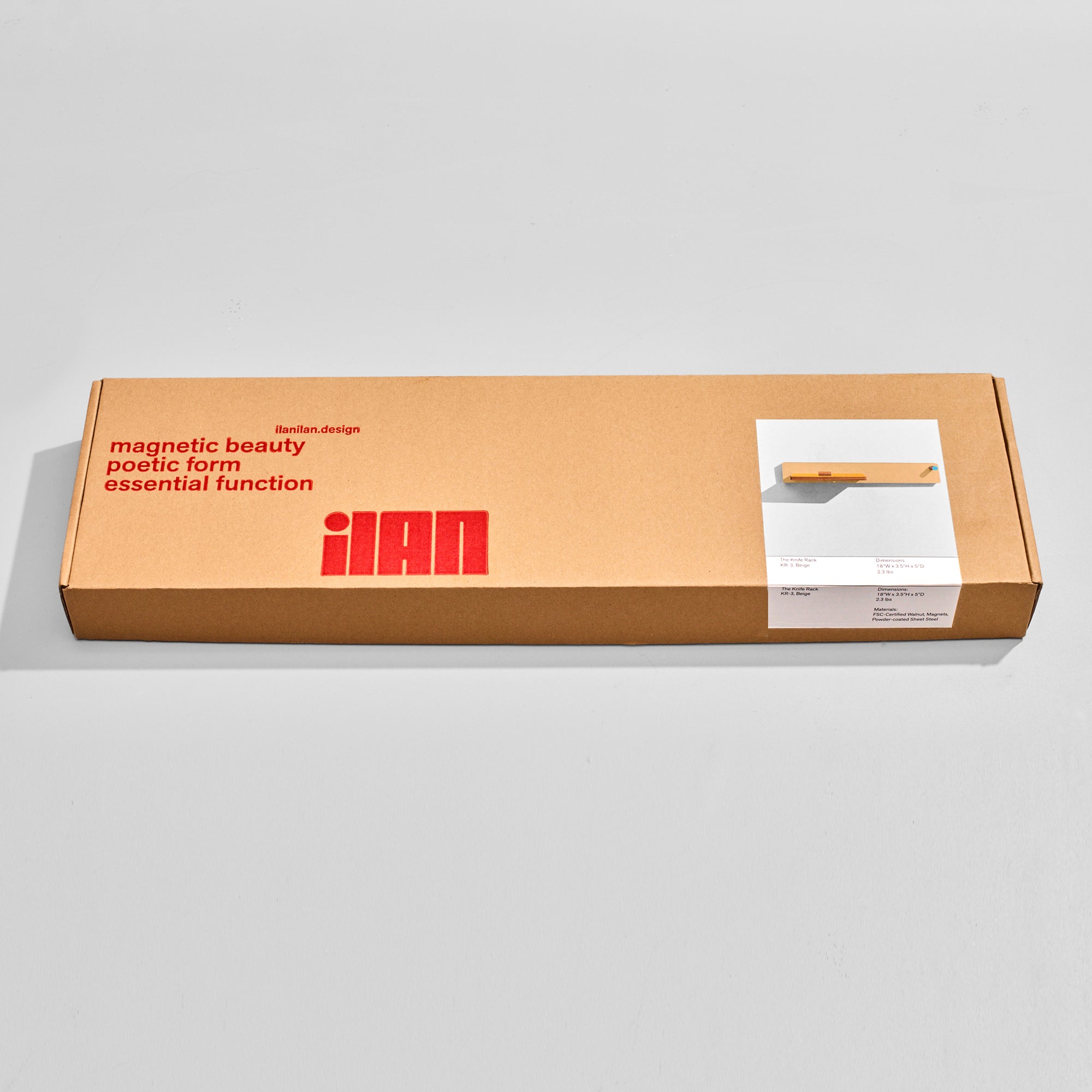 the knife rack - beige