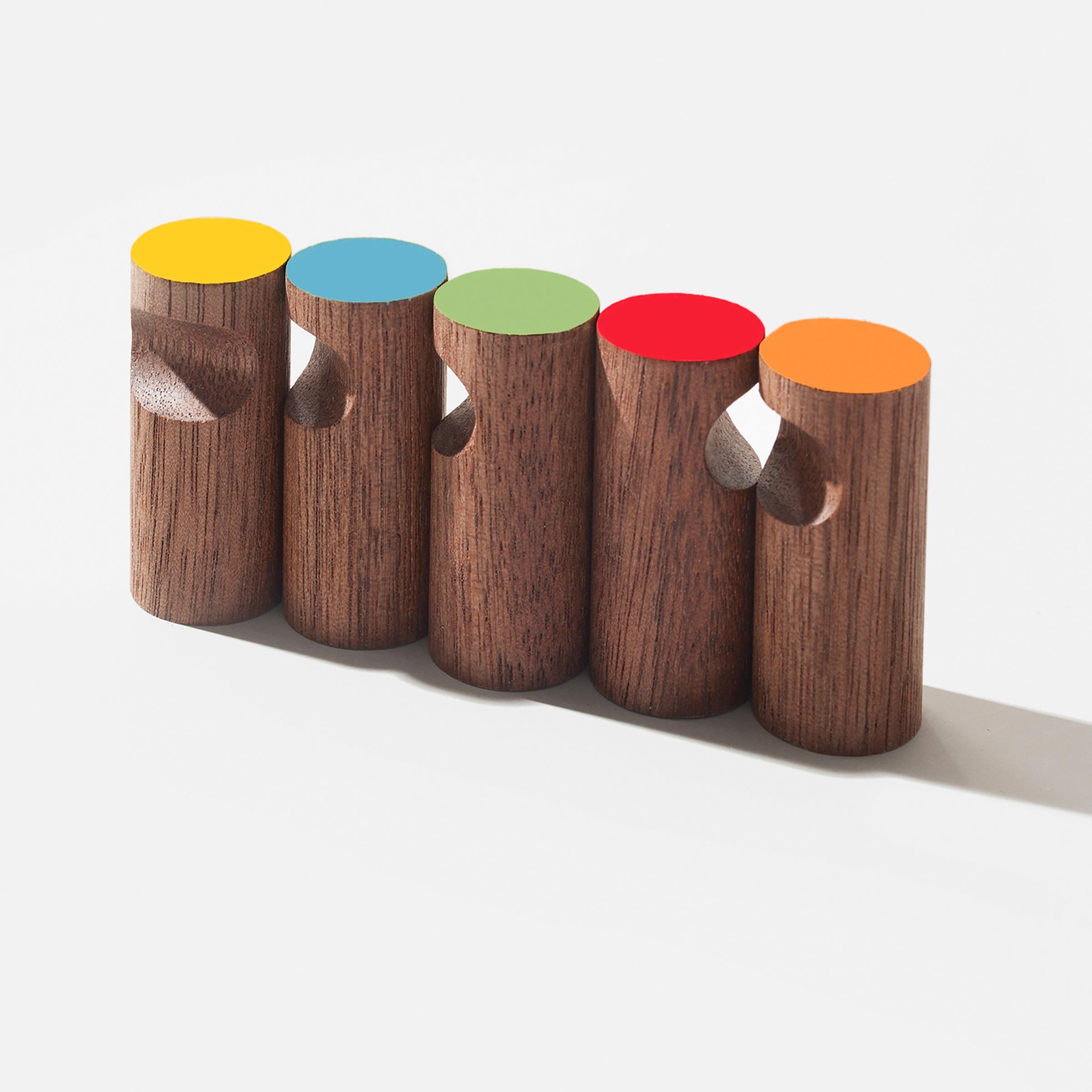 Set of 5 magnetic multi-color hooks