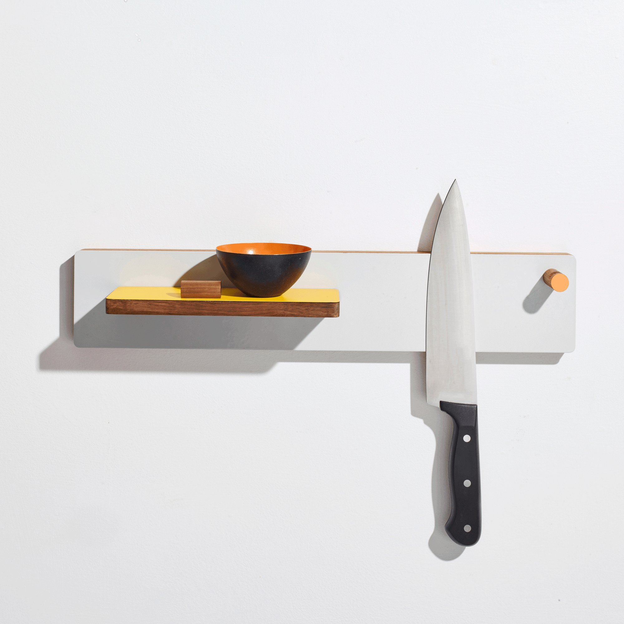 the knife rack - gray