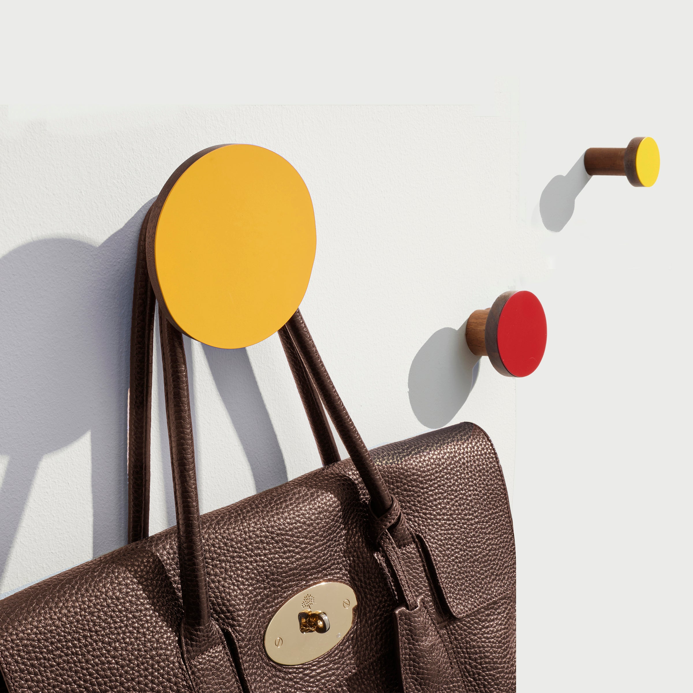 The Paper Towel Holder-Orange, The Easel-Beige, The Wall Hooks-Orange