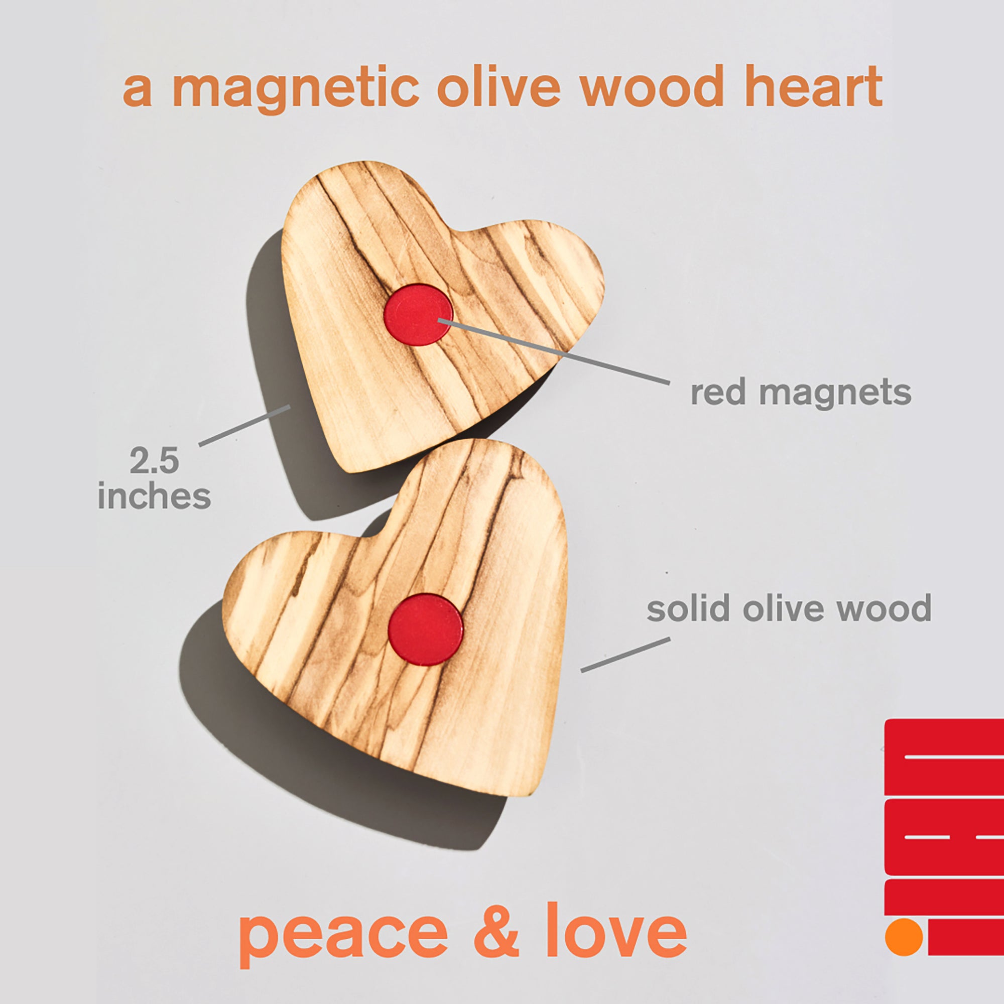 10_The Magnetic Olive Wood Heart