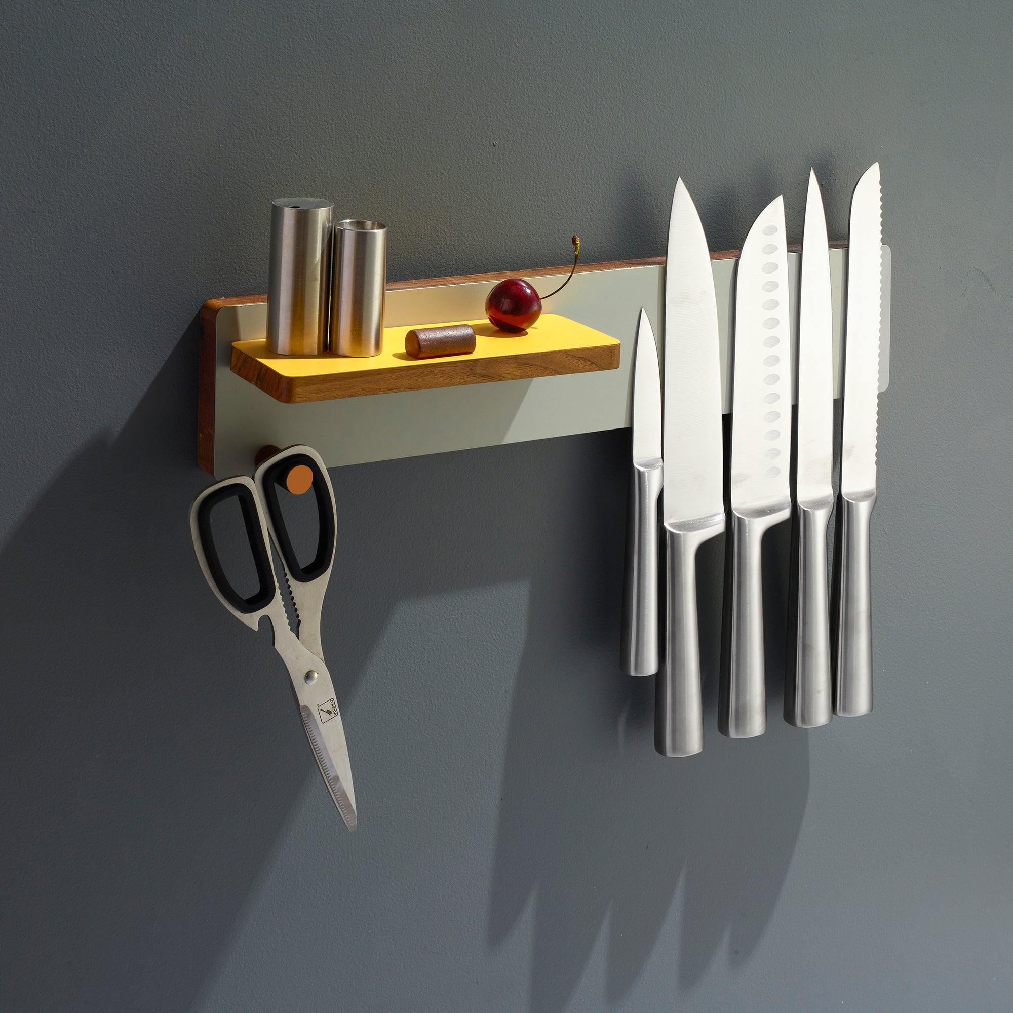 the knife rack - gray