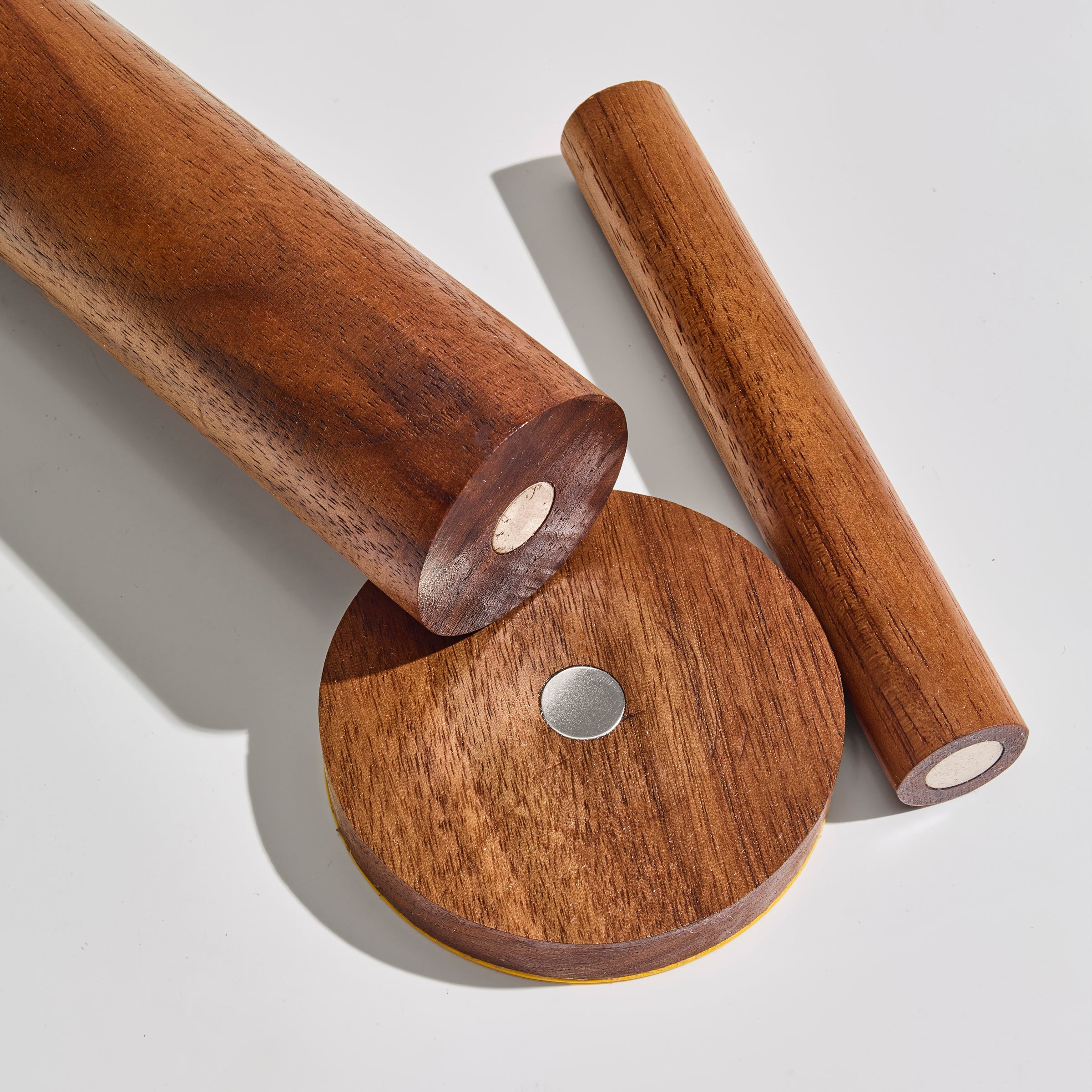 01-the paper towel keeper - walnut/orange