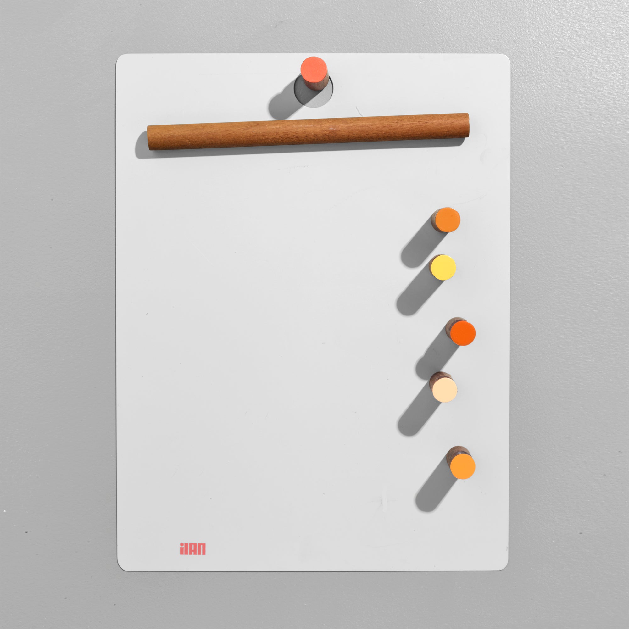23-Five Magnetic Hooks - oranges